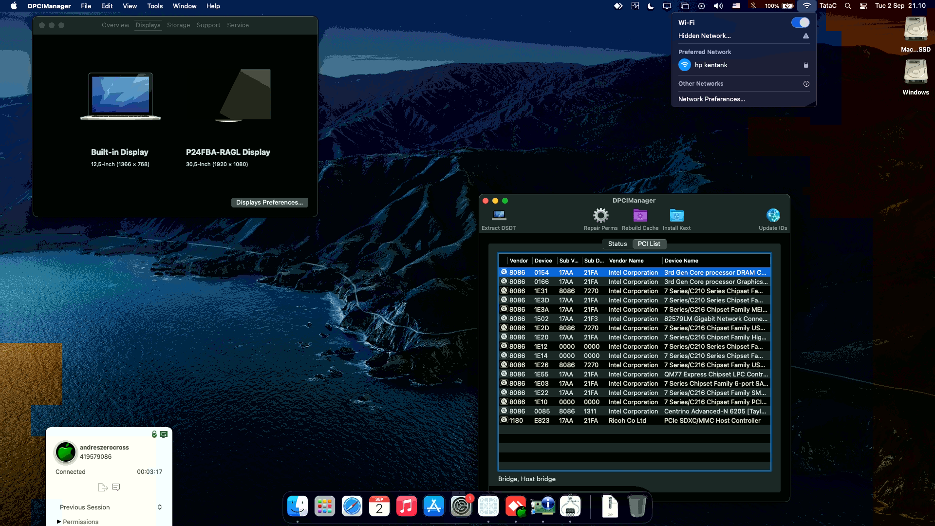 Lenovo Thinkpad X230 7th [IvyBridge   Intel HD 4000 + PS2]   OpenCore 1